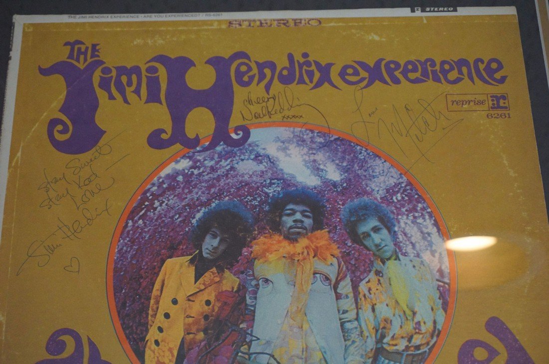 Jimi Hendrix Experience Full band signed "Are you (1 of 2)