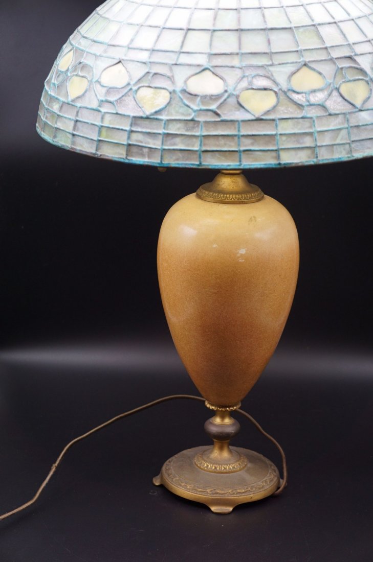 In the Manner of  Tiffany Studios NY "Acorn" Lamp (1 of 4)