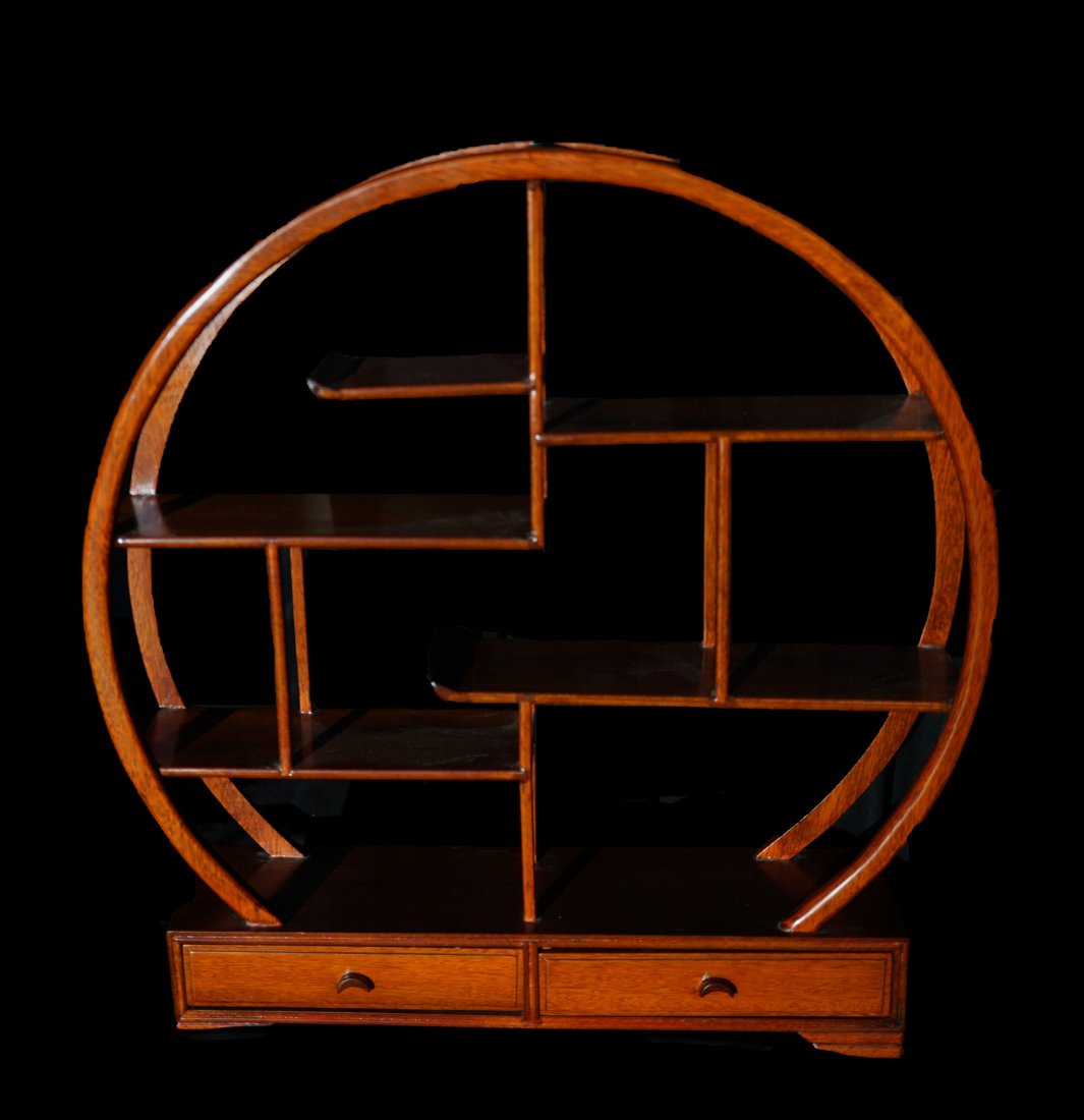 Chinese Rosewood Zen Shelf (1 of 3)