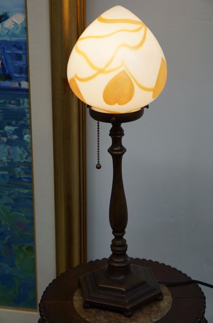 Candle Stick Favrile Lamp Attributed to Tiffany Studios (1 of 5)
