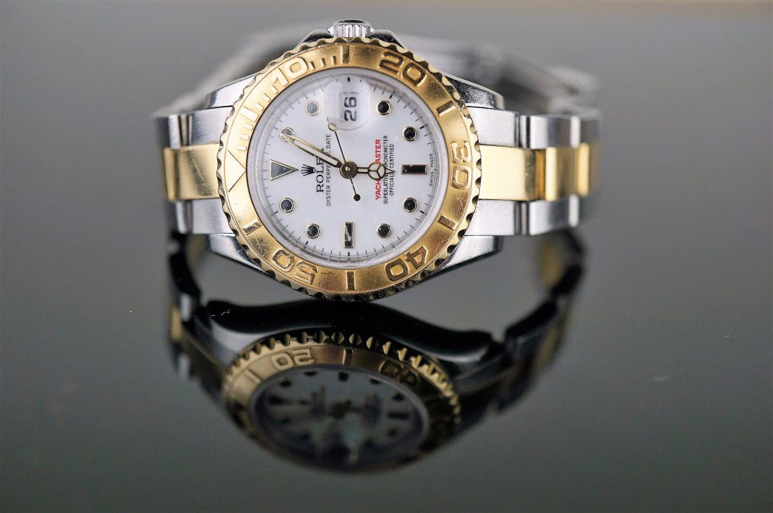 18k and Stainless Steel Ladies Yachtmaster (1 of 9)