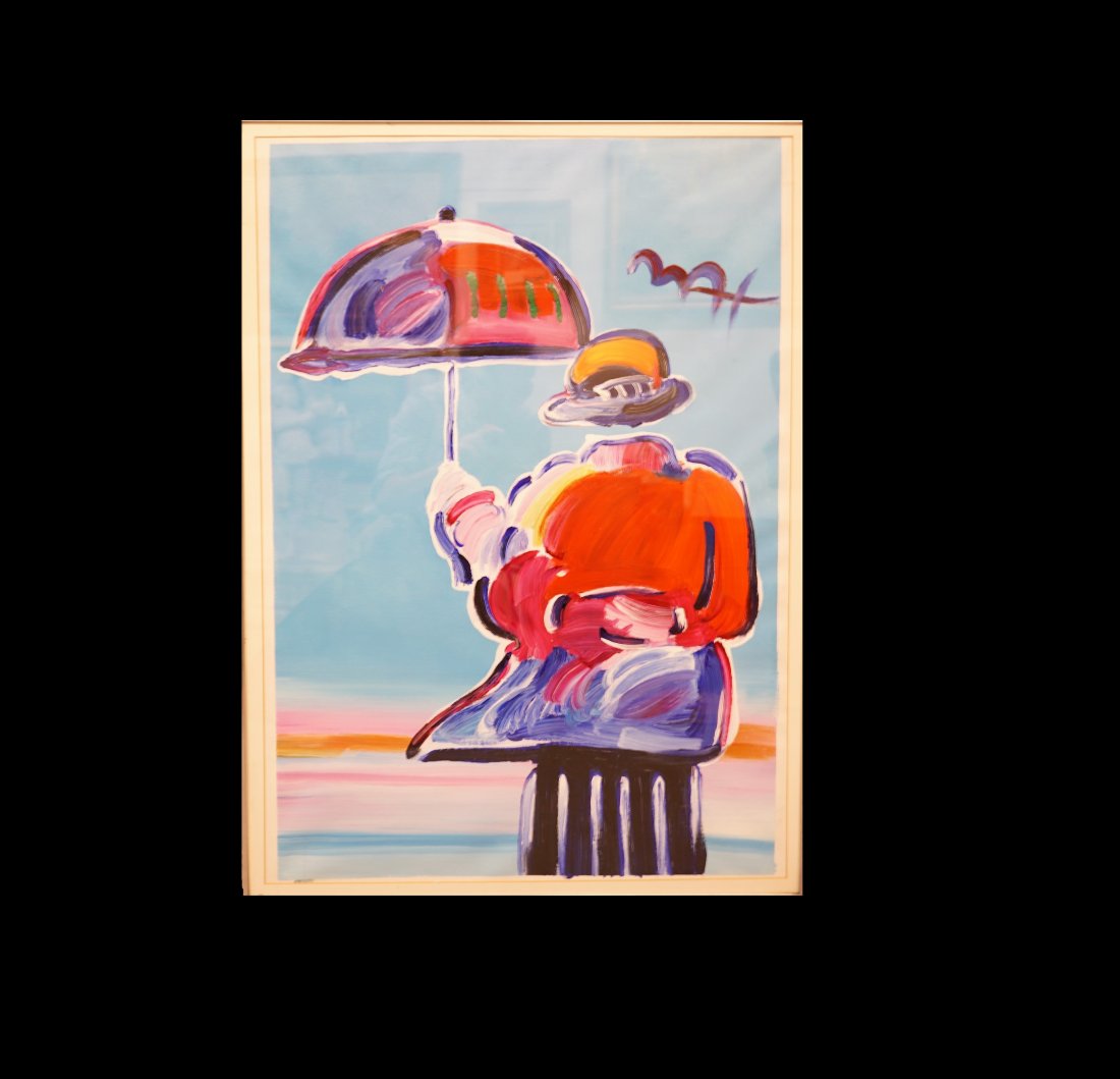 PETER MAX (1937- ) GERMAN/AMERICA - LARGE ORIGINAL OIL (1 of 7)