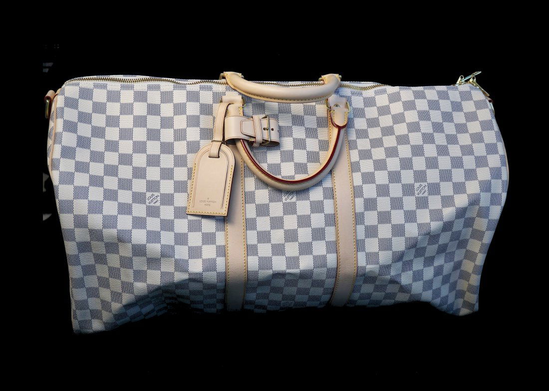 Louis Vuitton Damier Azur Keepall 55 (1 of 10)