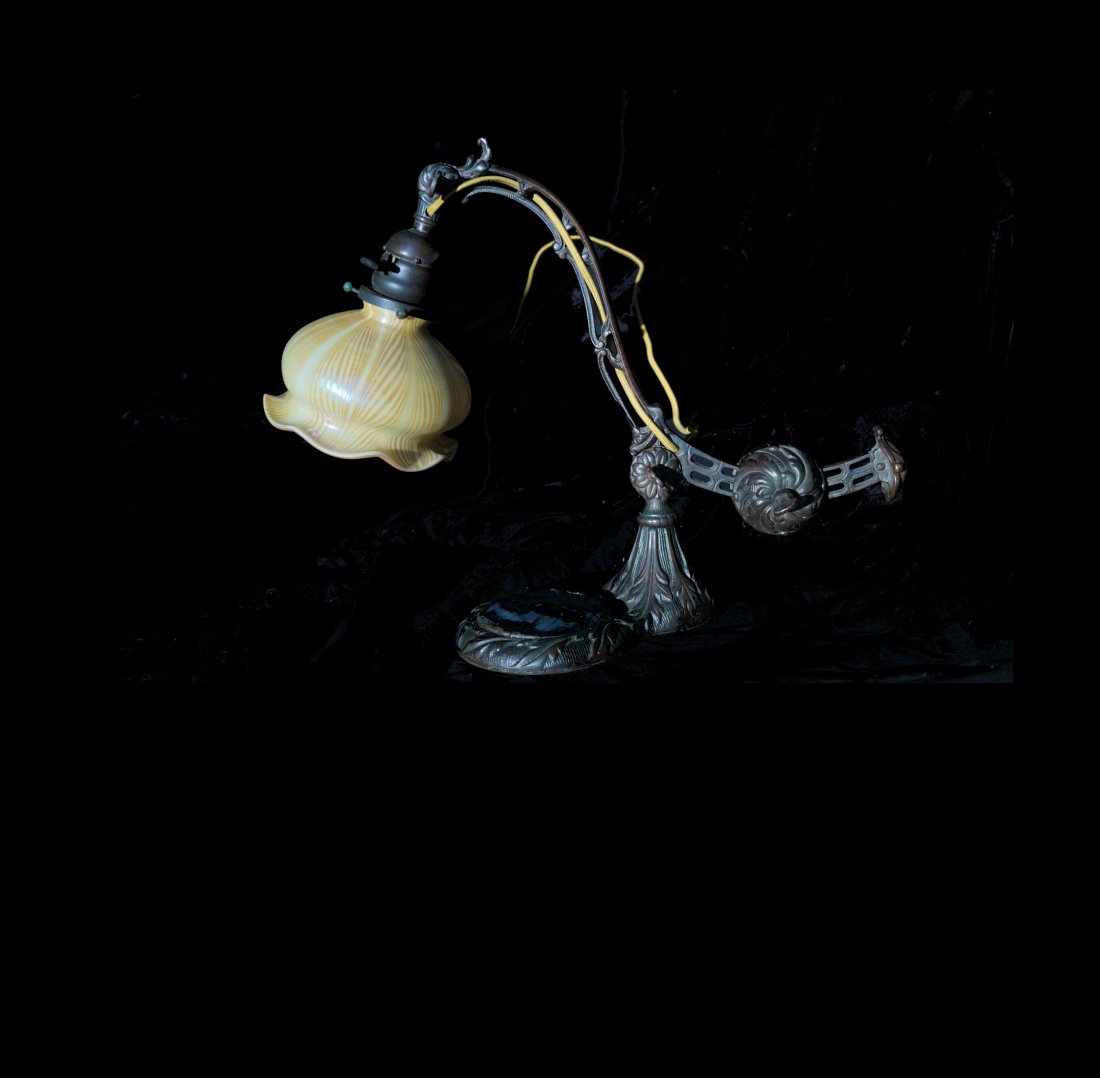 Desk Lamp in the Manner of Tiffany Studios (1 of 7)