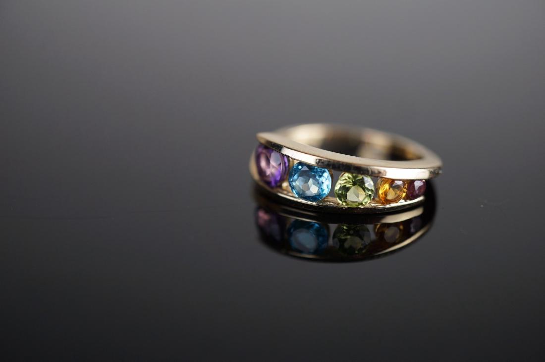 14k Yellow Gold Gradient Stone Ring (1 of 4)