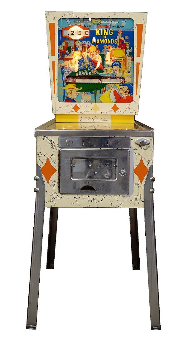 Gottlieb "King of Diamonds" Pinball Machine