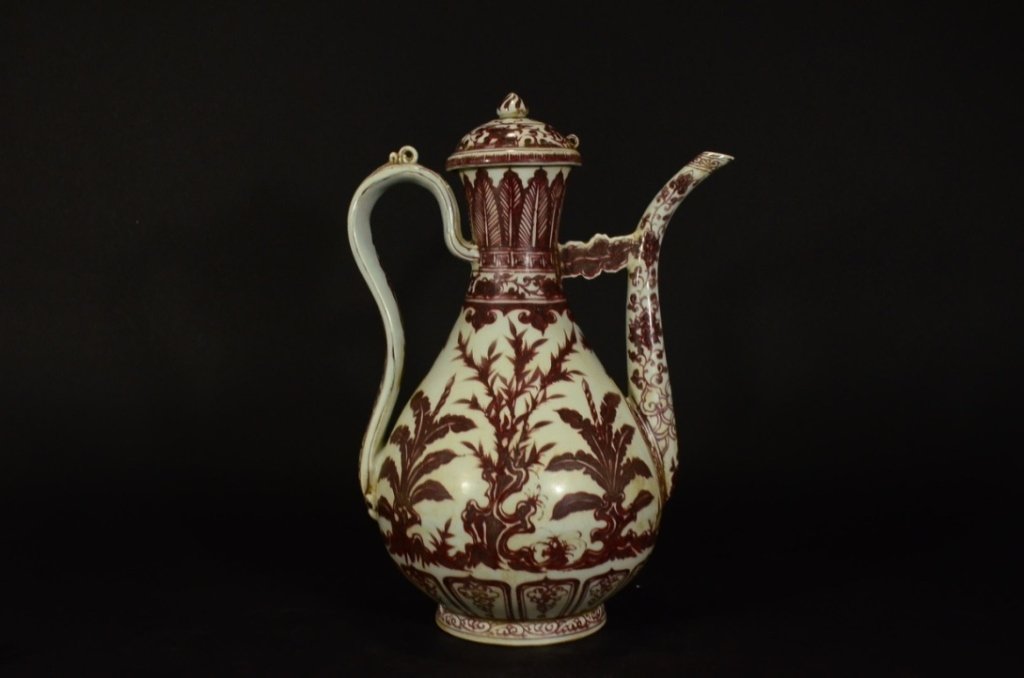 A COPPER RED EWER (1 of 6)