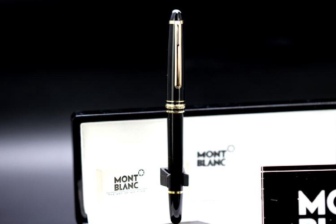 Montblanc Meisterstuck gold plated ball point pen, (1 of 3)