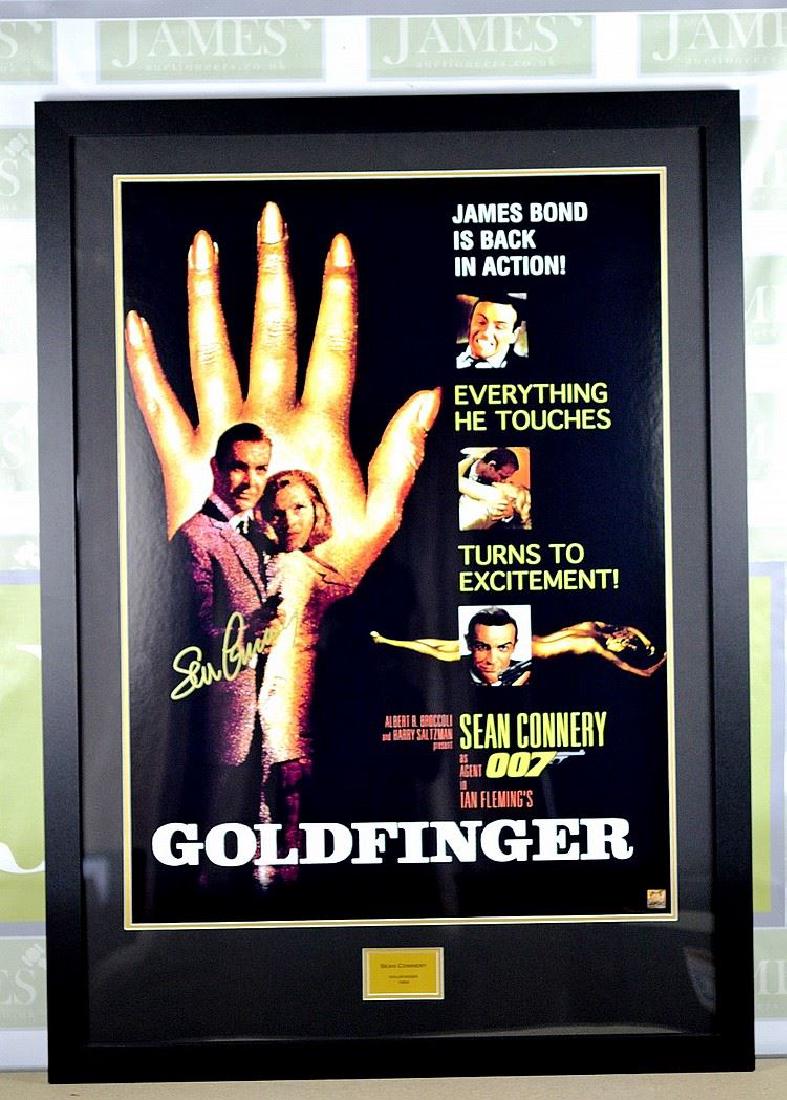 A James Bond 007 Sean Connery "Goldfinger" Signed (1 of 2)