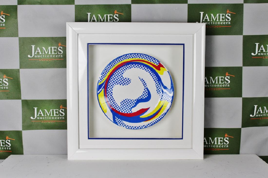 Roy Lichtenstein 1969 "Paper Plate", Serigraphy , RRP £ (1 of 4)