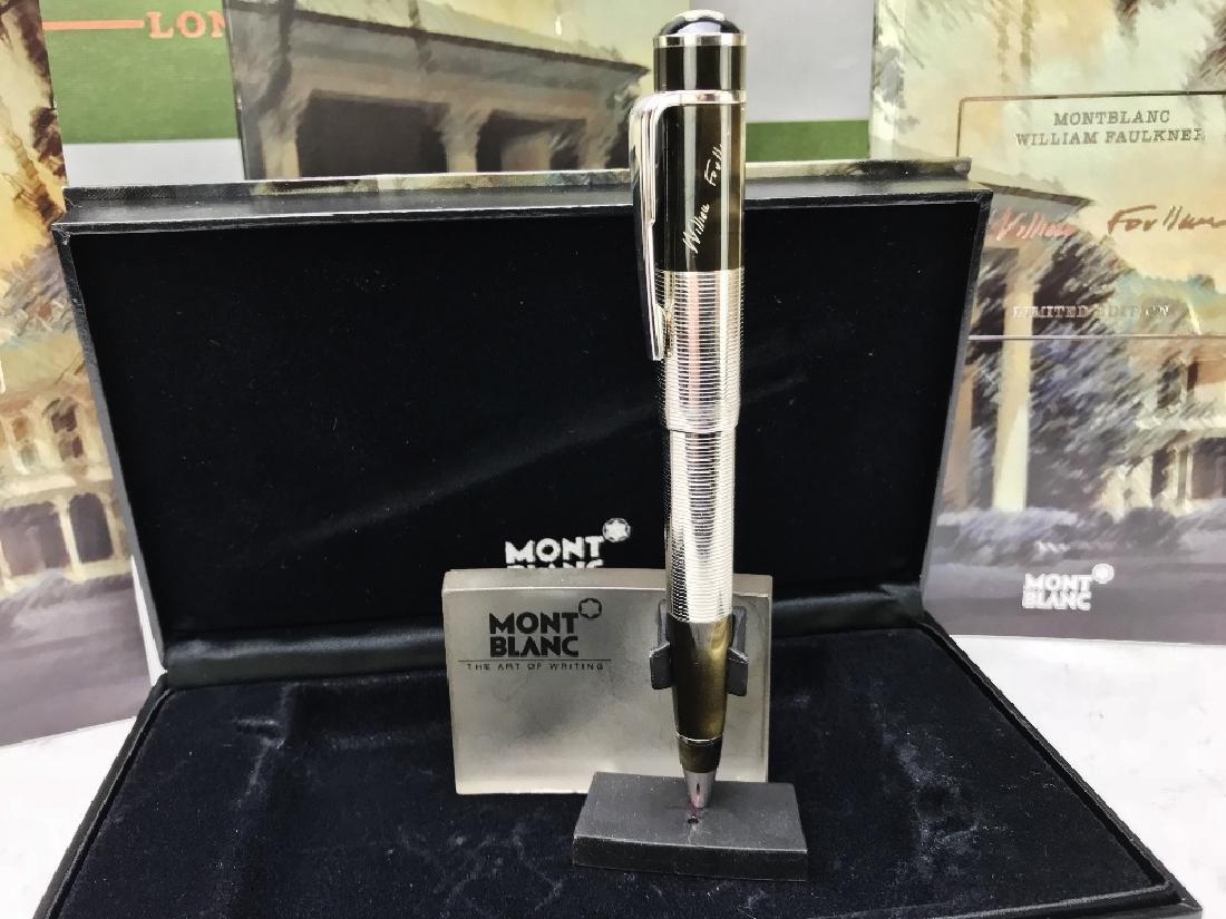 Montblanc-William Faulkner 'writers edition' ballpoint: Montblanc- William Faulkner limited 'writers edition' ballpoint pen^ Original packaging, manuals etc as picturedhttps://www.ebay.co.uk/i/253336928365?chn=ps&adgroupid=13585920426&rlsatarget=aud-133395