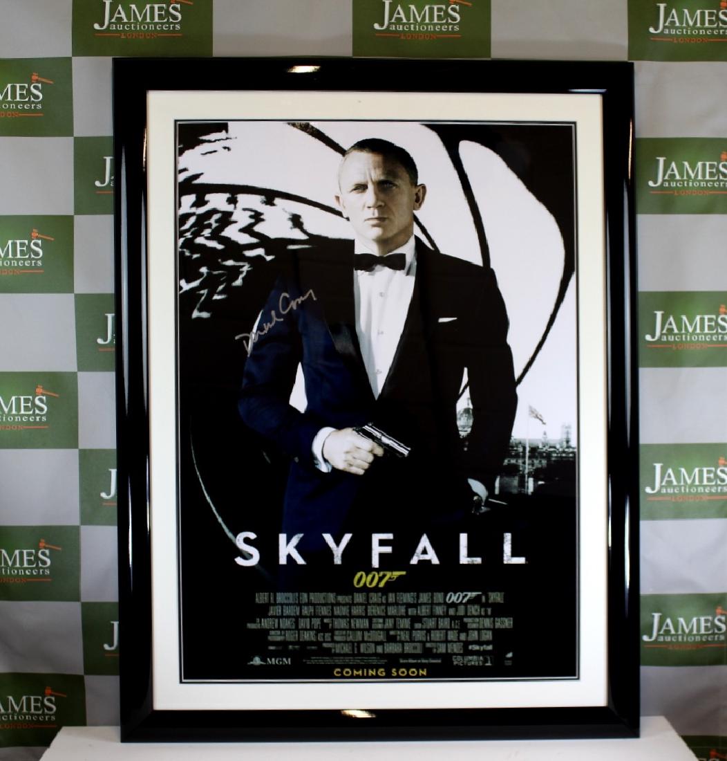 A signed  "Skyfall" James Bond 007 - Daniel Craig promo (1 of 2)