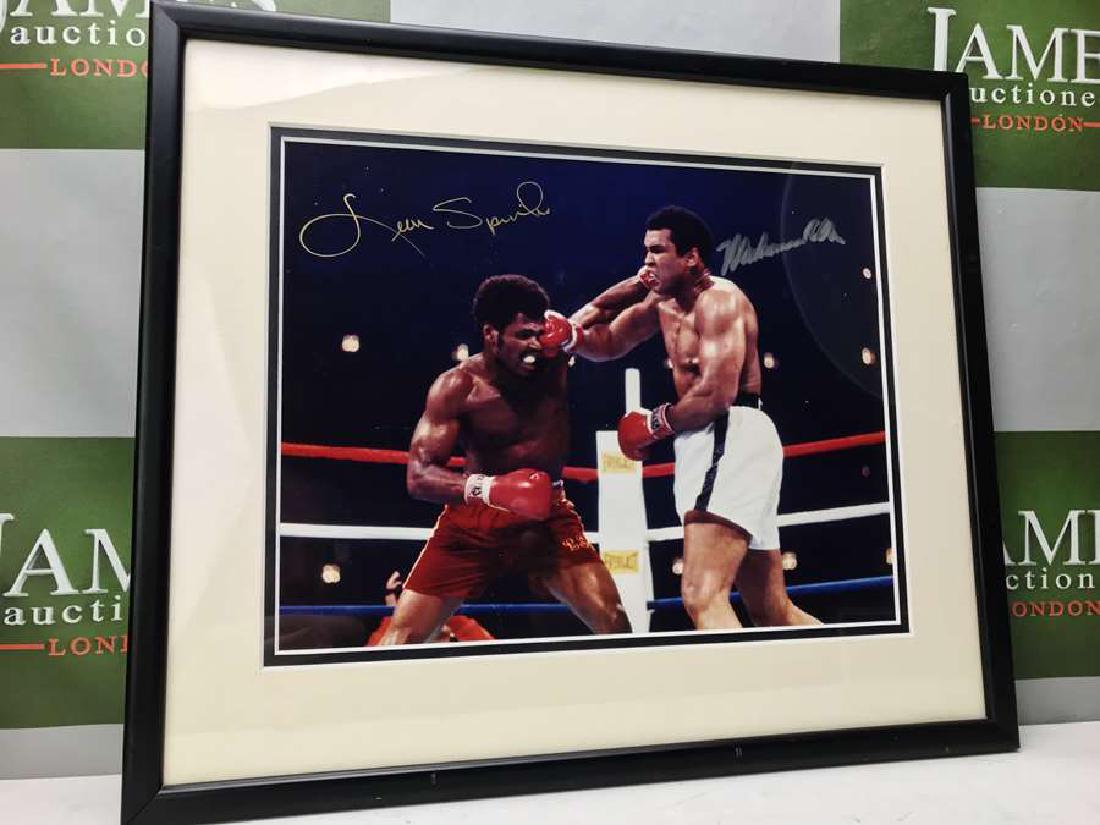 Muhammad Ali Vs Leon Spinks 2 Dual Signed Photo (1 of 2)