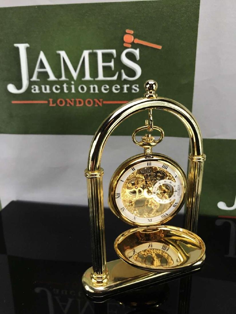 Jean Pierre Full Hunter Gold Plated pocket watch & (1 of 4)