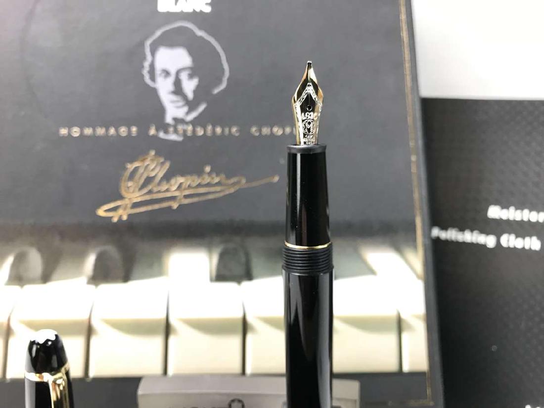 Mont Blanc Hommage to Chopin Fountain Pen: Mont Blanc Hommage to Chopin Fountain Pen For additional pictures and videos please check our website at www.jamesauctioneers.london
