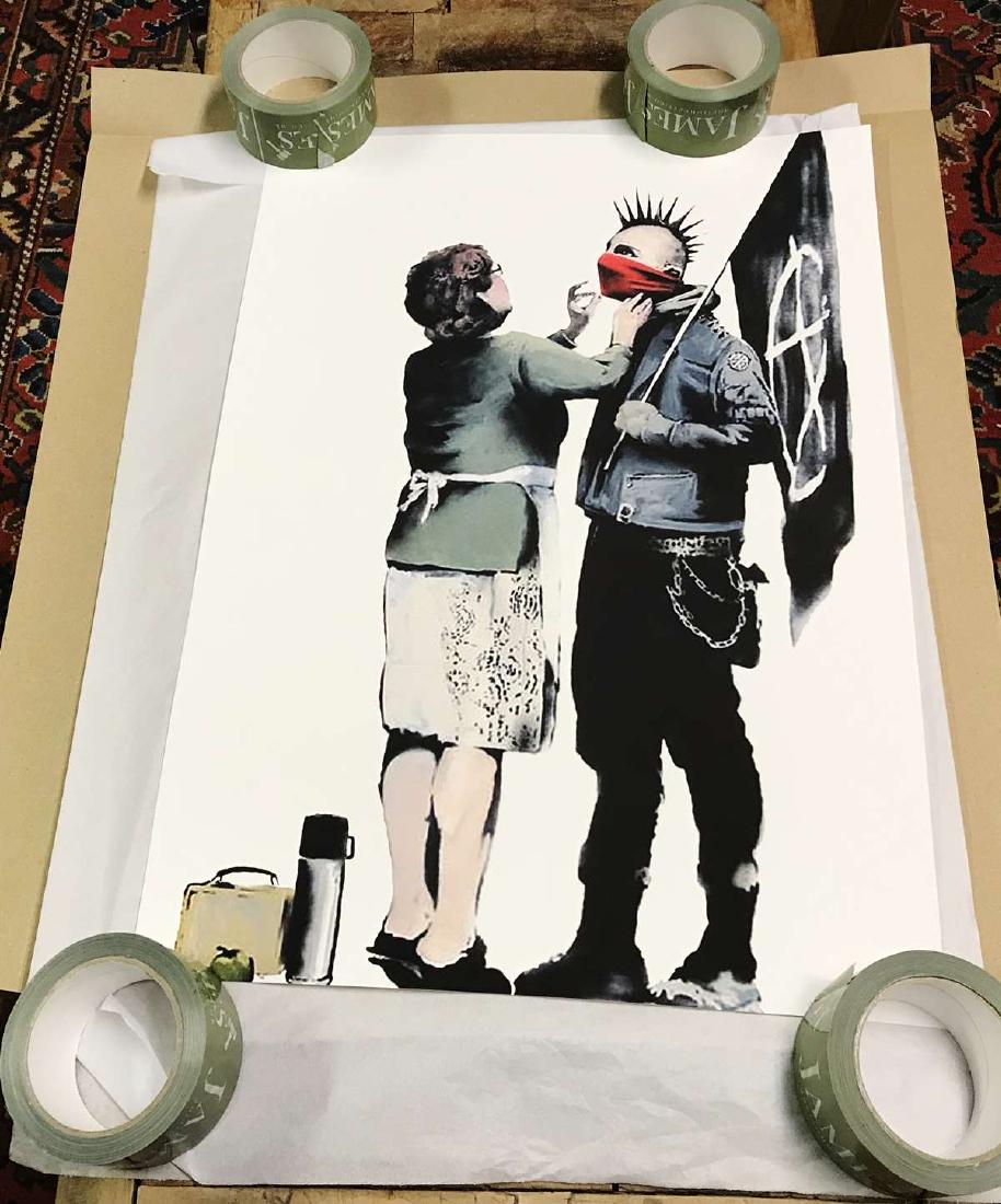 Banksy Ltd Edition "The Anachist & His Mother" (1 of 2)