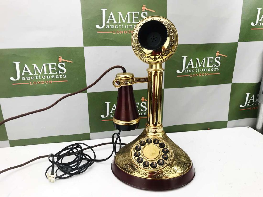 Franklin Mint 150th Year Alexander Bell Candle Stick (1 of 4)