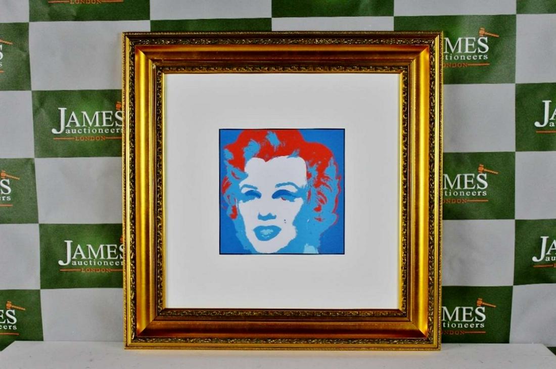 Andy Warhol 1987 Marilyn Monroe Lithograph Plate (1 of 3)