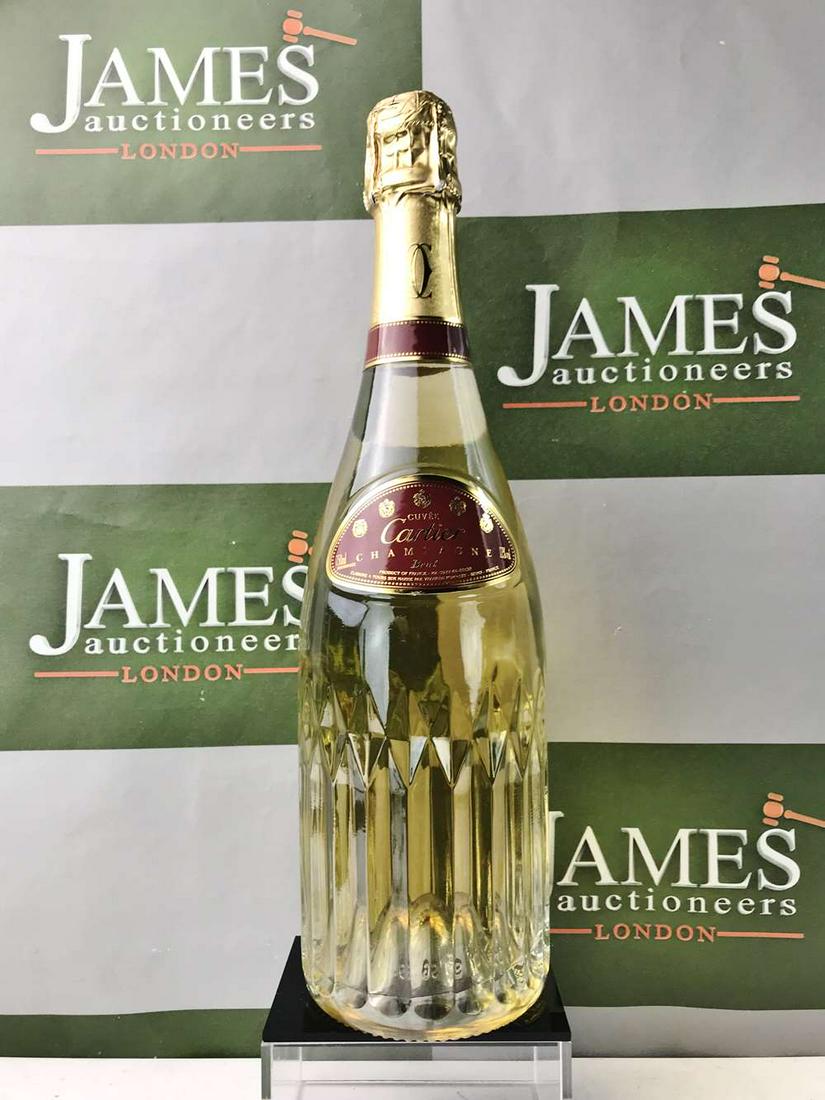 Cartier Cuvee Champagne Brut Unopened In Crystal Bottle (1 of 4)