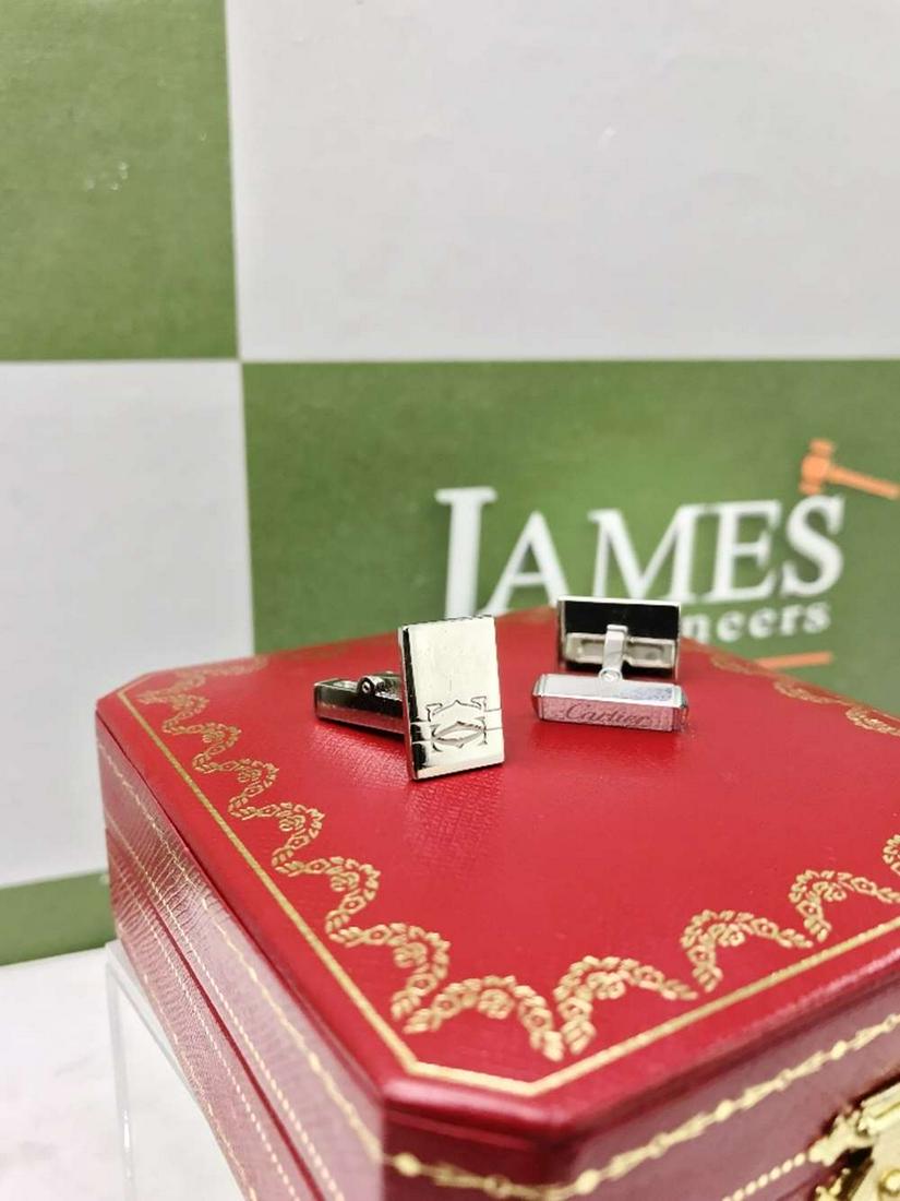 Cartier Cufflinks .925 Sterling Silver (1 of 4)