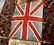 Vintage Cotton Silk Union Jack Flag On Pole - 3