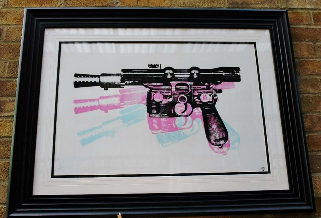 JJ Adams -Han Solo Star Wars "A Good Blaster" Number: JJ Adams -Han Solo Star Wars "A Good Blaster" Number 44/44 Wishbone Edition