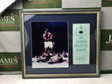 Muhammad Ali Signed " Is God Really Real?" Picture