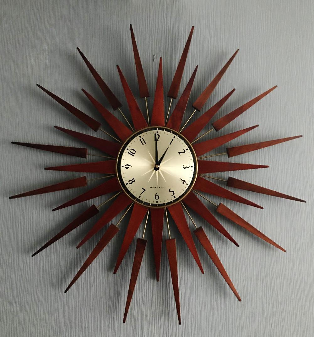 John Lewis Contemporary Mid Century Wall Clock (1 of 1)