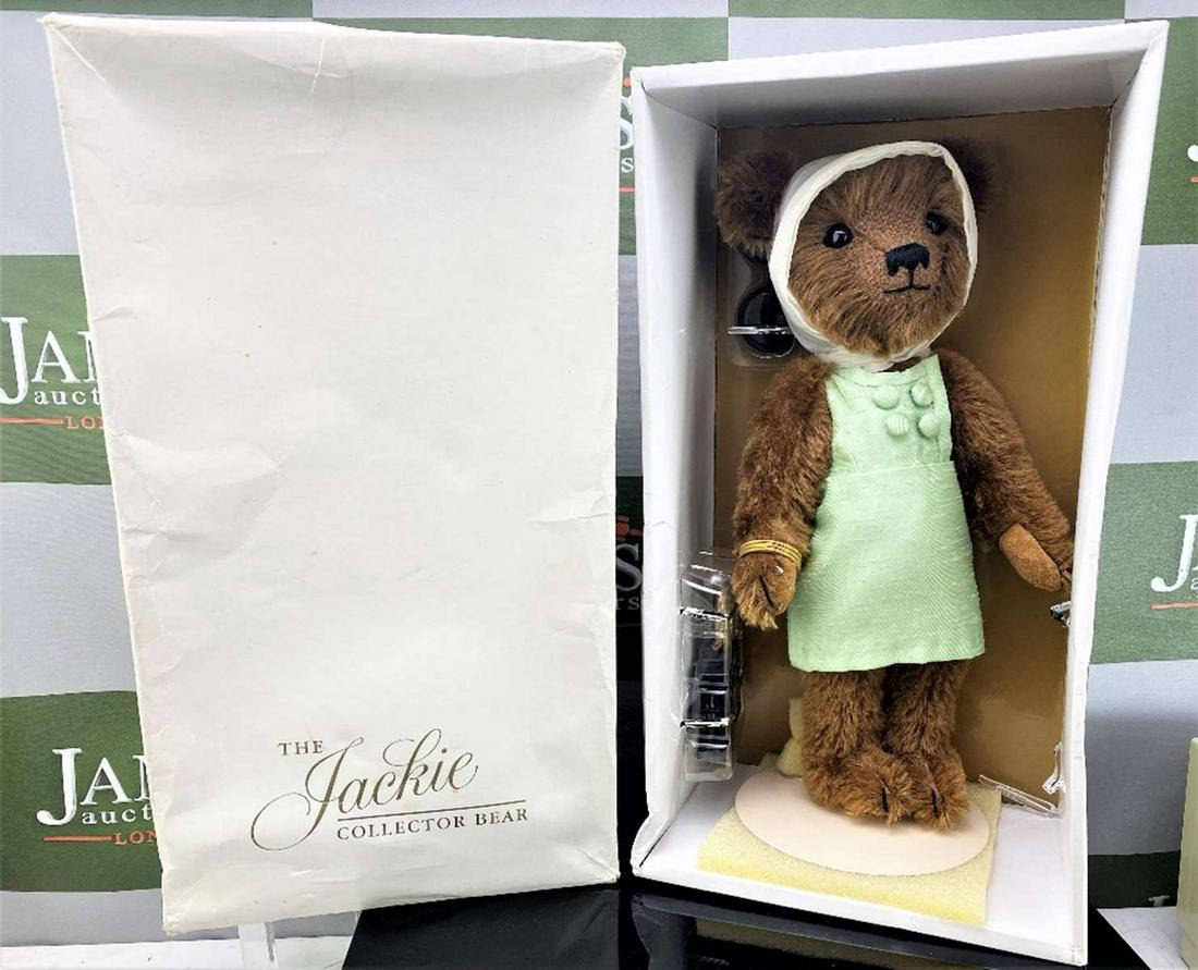 Franklin Mint Unopened Mohair Jackie O Collector Bear. (1 of 5)