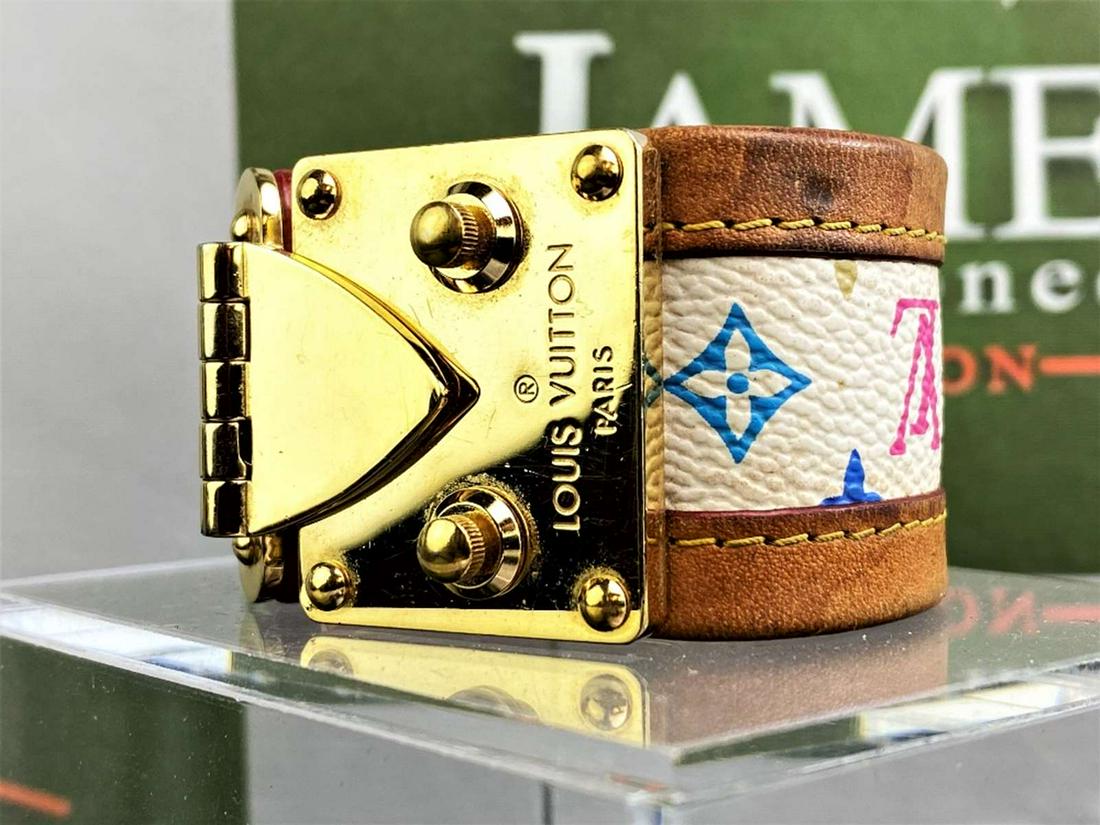 Louis Vuitton Leather Bracelet Monogram Size S (1 of 5)