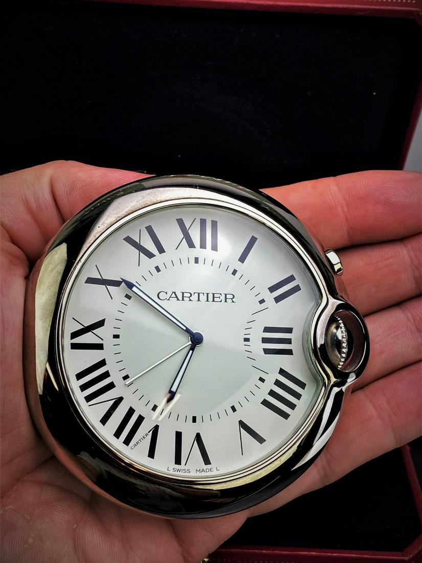 cartier ballon bleu desk clock