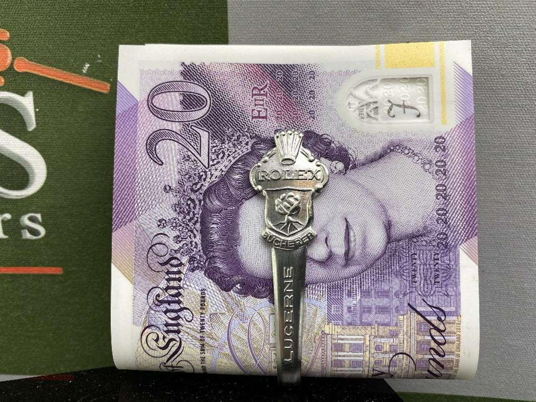 Rolex Vintage Money Clip: Rolex Vintage Money Clip/Spoon converted
