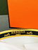 Hermes Gold Plated Grand Menege Belt Design Black/Tan - 3
