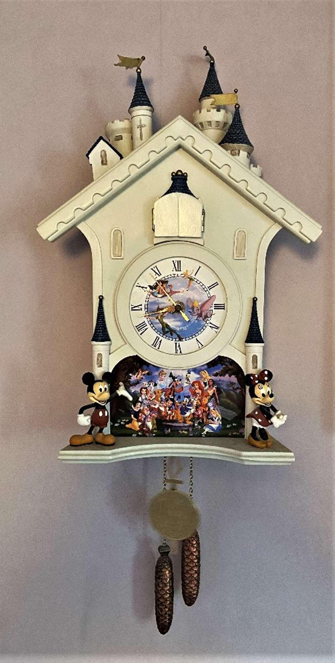Franklin Mint Disney Cookoo Clock Full Working Order (1 of 3)