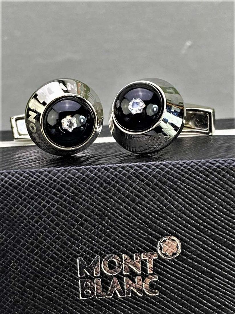 Montblanc "Soulmakers Special Edition" Diamond: Montblanc "Soulmakers Special Edition" Diamond Cufflinks, original box as pictured included.
