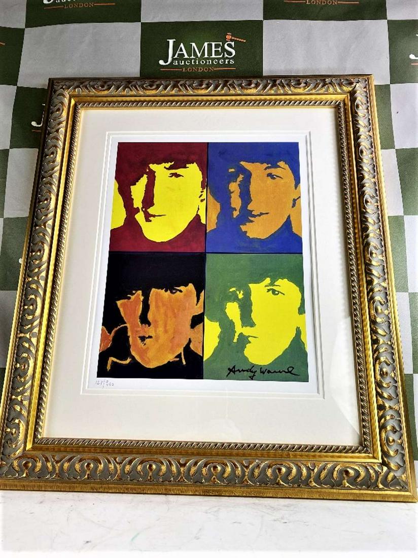 Andy Warhol  "Beatles" Lithographic Ltd Edition (1 of 5)