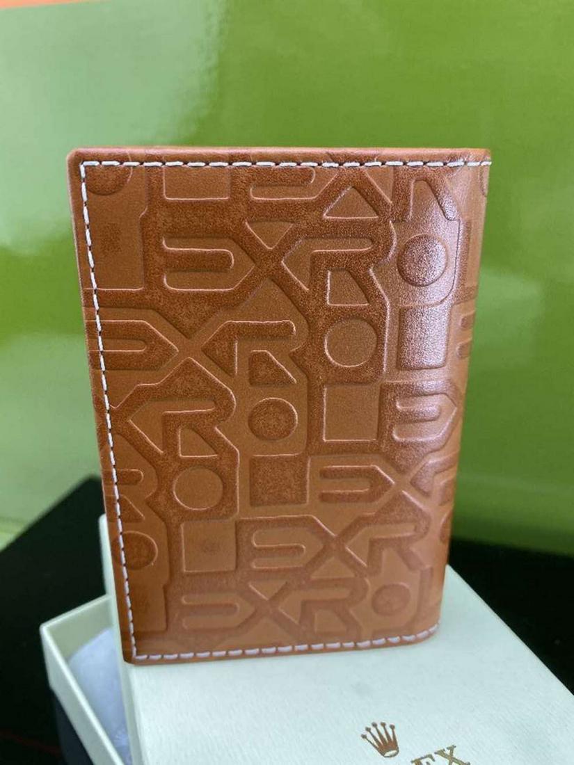 Rolex Official Merchandise Brown Leather Credit Card (1 of 6)