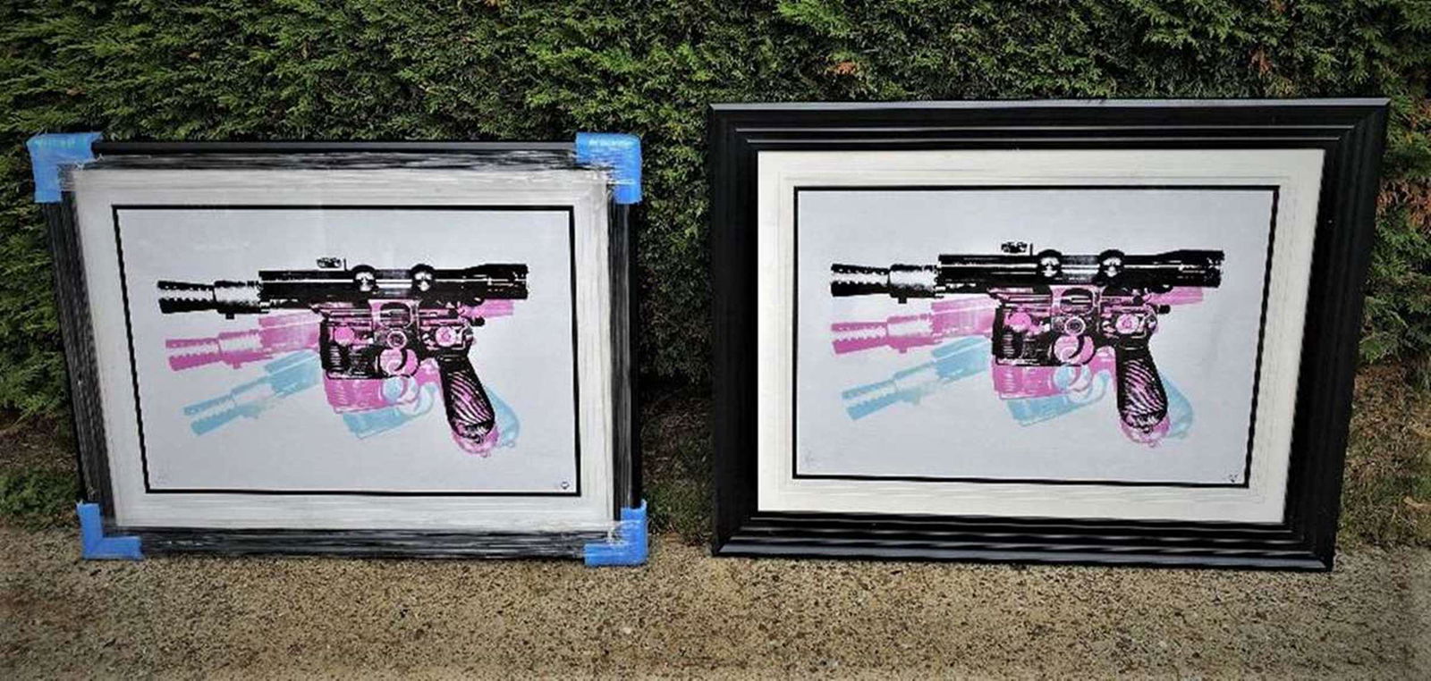 JJ Adams - Rare 1st & Last # 1 & 44 Of Han Solo Star: JJ Adams -Han Solo Star Wars "A Good Blaster" Number 1/44 ltd Edition of Only 44 Produced Wishbone publishing Certs Included.