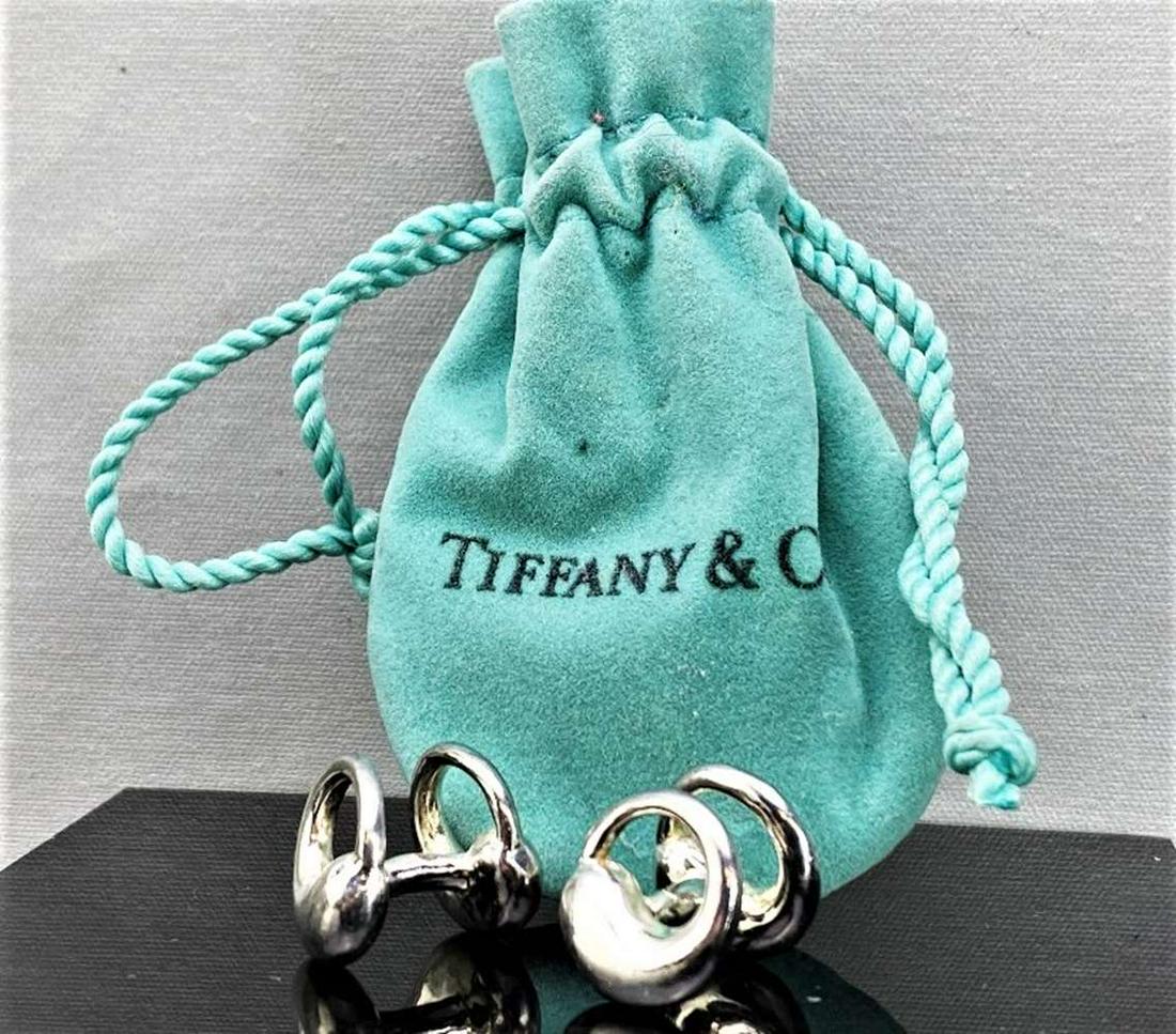 Tiffany & Co Eternal Circle Silver 925 Cufflinks (1 of 2)