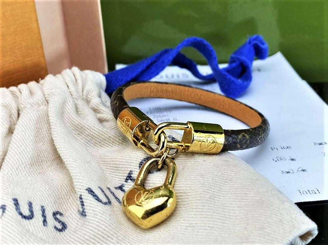 Louis Vuitton Gold & Classic Monogram Crazy In Lock (1 of 6)