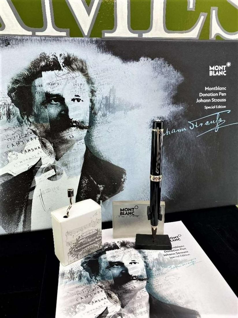 Montblanc Composers Special Edition Series Johann: Montblanc Composers Special Edition Series Johann Strauss Rollerball Pen & Music Box