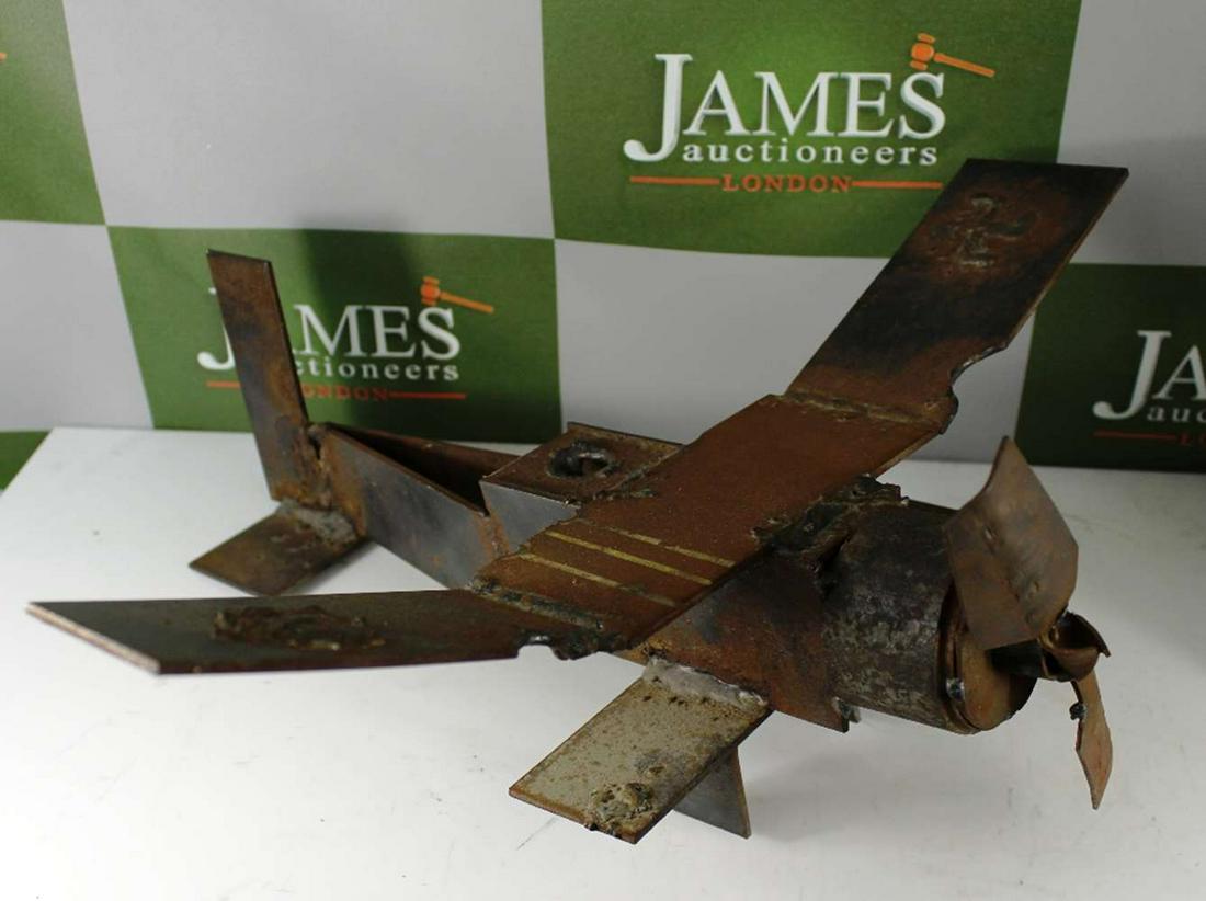 Trench Art -Large Handmade Contemporary Iron Made Early (1 of 1)