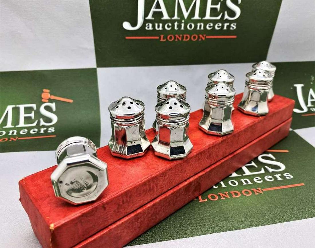 Cartier Paris Vintage Collection Of Silver 925 Salt & (1 of 6)