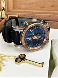 Cuervo y Sobrinos Pirata Torpedo Moon Phase Chronograph