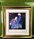 Andy Warhol (1928-1987) &#8220;Superman&#8221; Numbered #48/100 Lithograph, Ornate Framed.