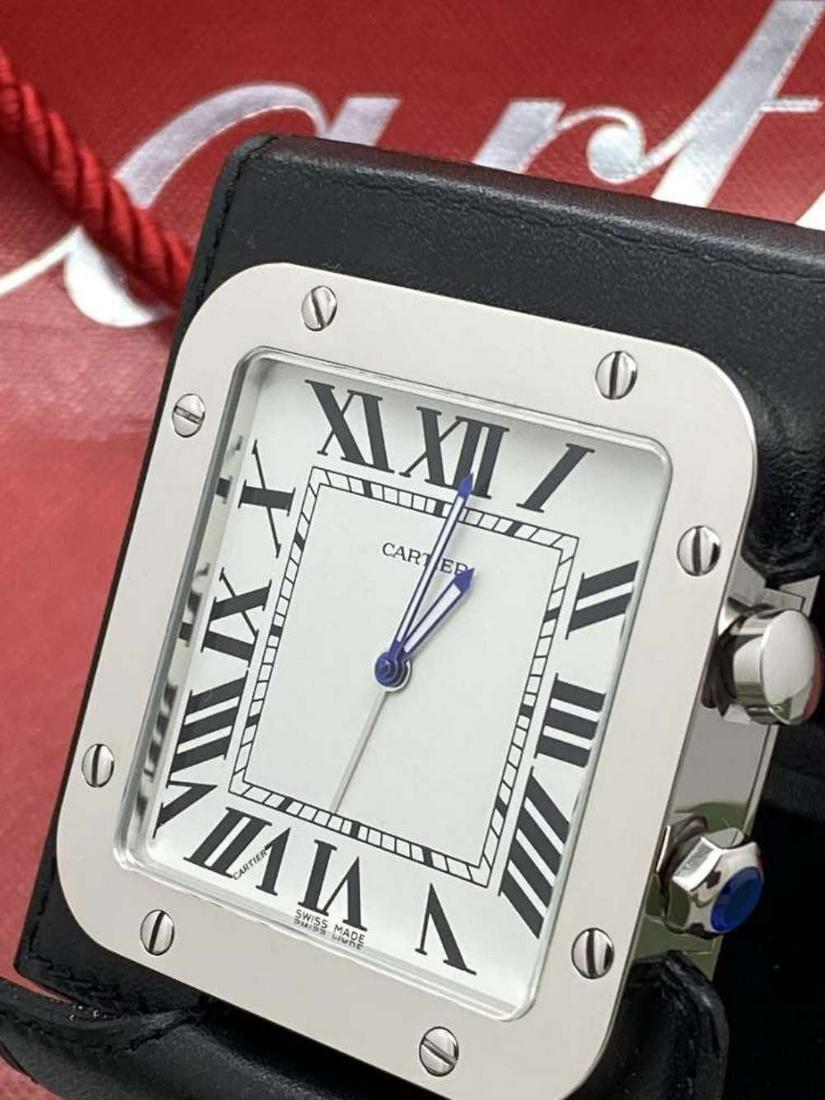 Cartier Paris Santos Desk Clock Alarm (1 of 7)