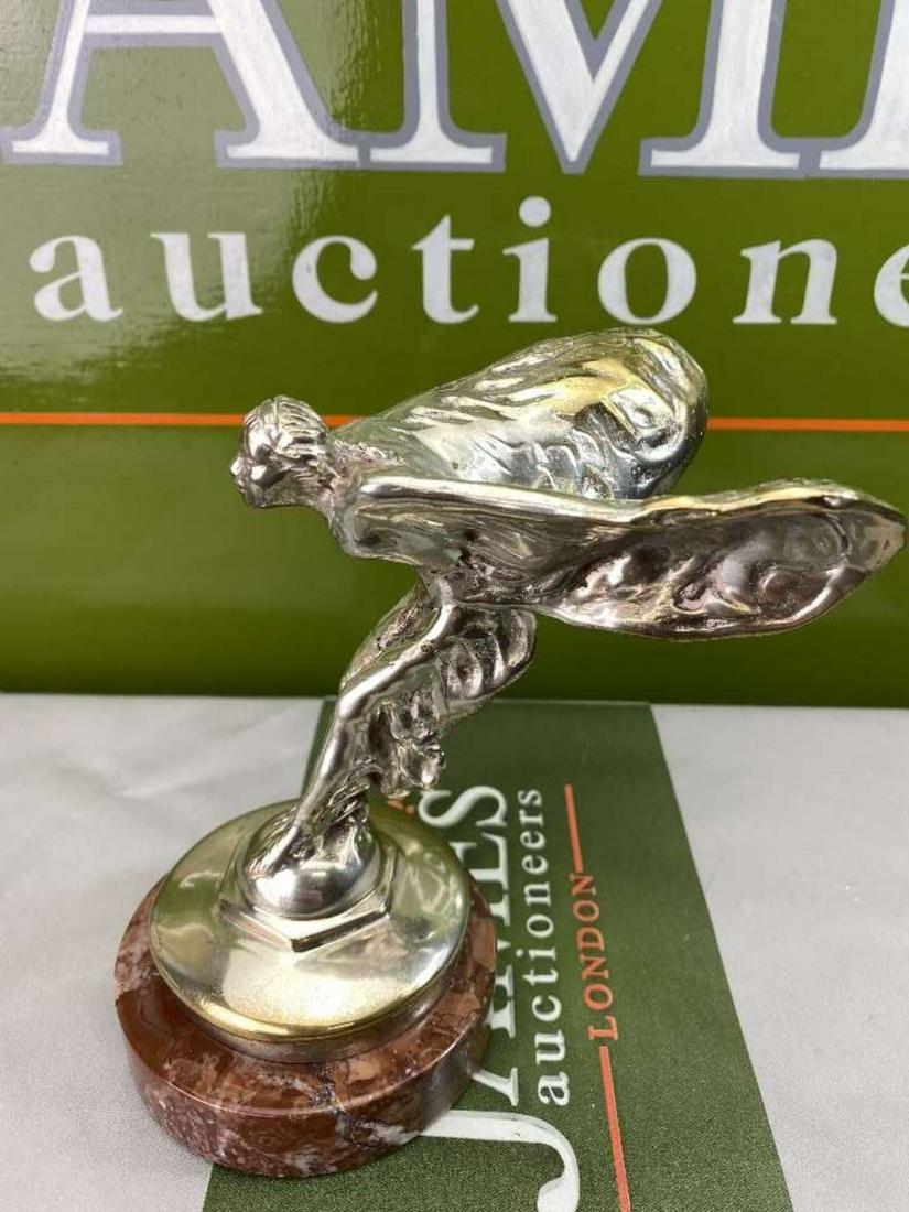 Vintage Rolls Royce Spirit of Ecstasy Display On Marble Base (1 of 4)