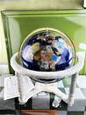 Osbourne & Allen Ltd-Large Semi-Precious Gemstone Globe & Compass Large 19 inch Edition Â£2k