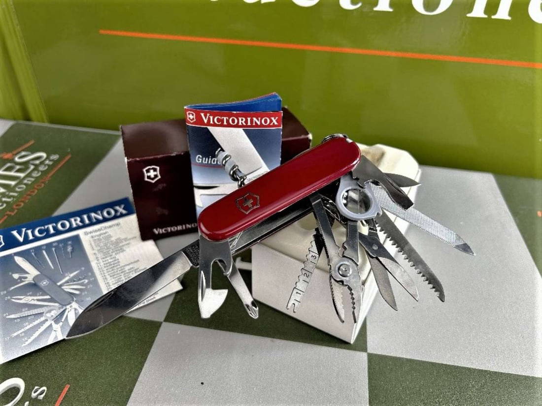 Victorinox "swisschamp" Special Edition Penknife Multiple Uses Auction