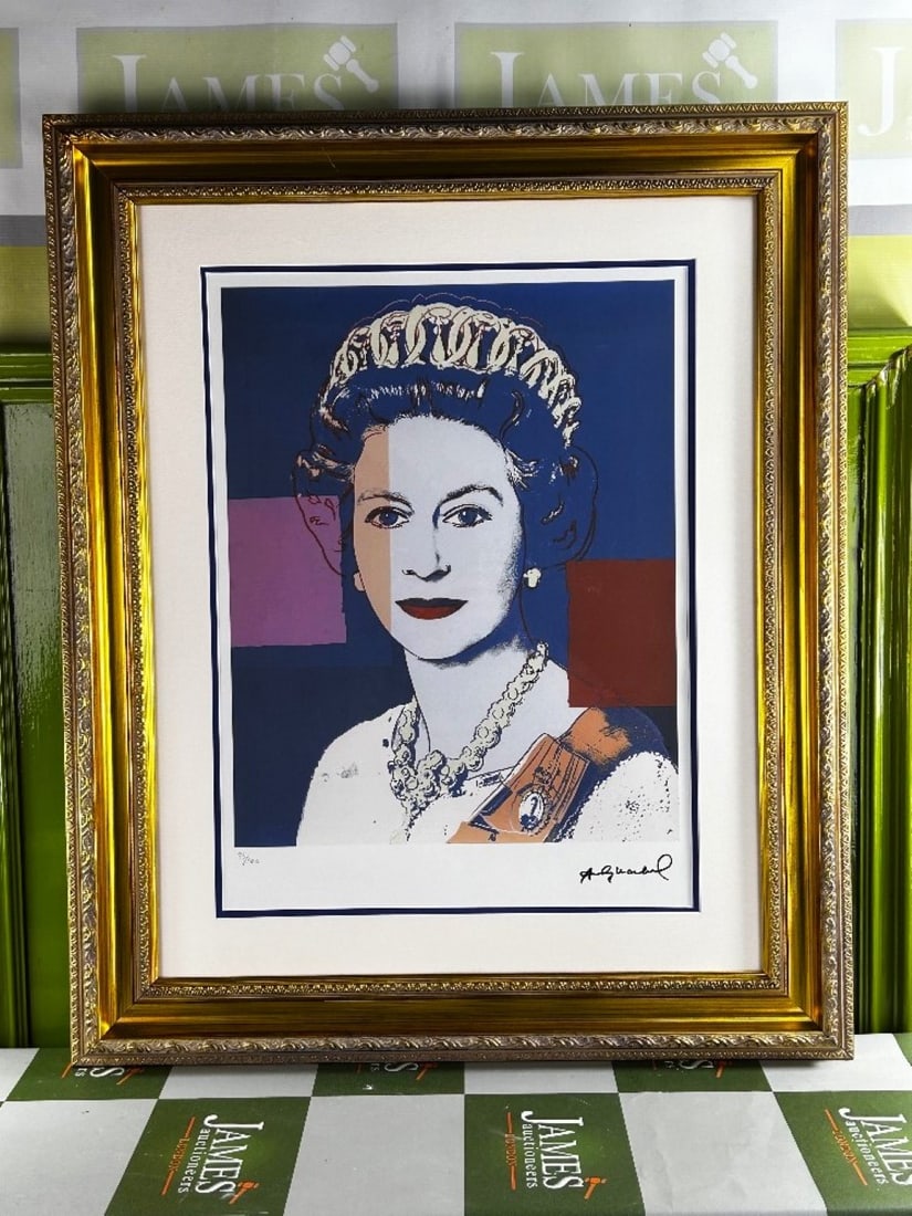 Andy Warhol-(1928-1987) `Elizabeth Classic` Numbered Lithograph # 75/100 (1 of 5)